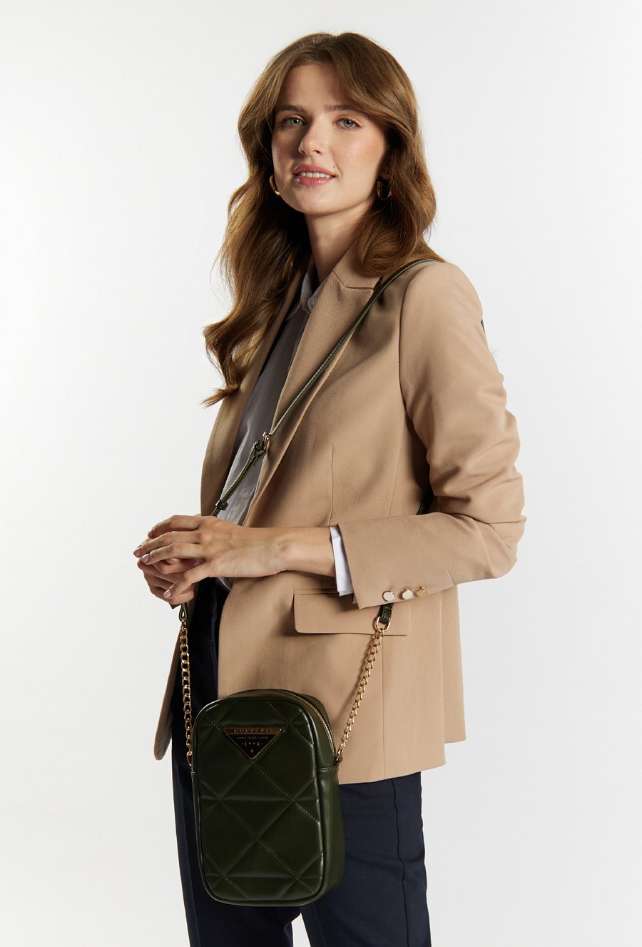 Pikowana torba crossbody