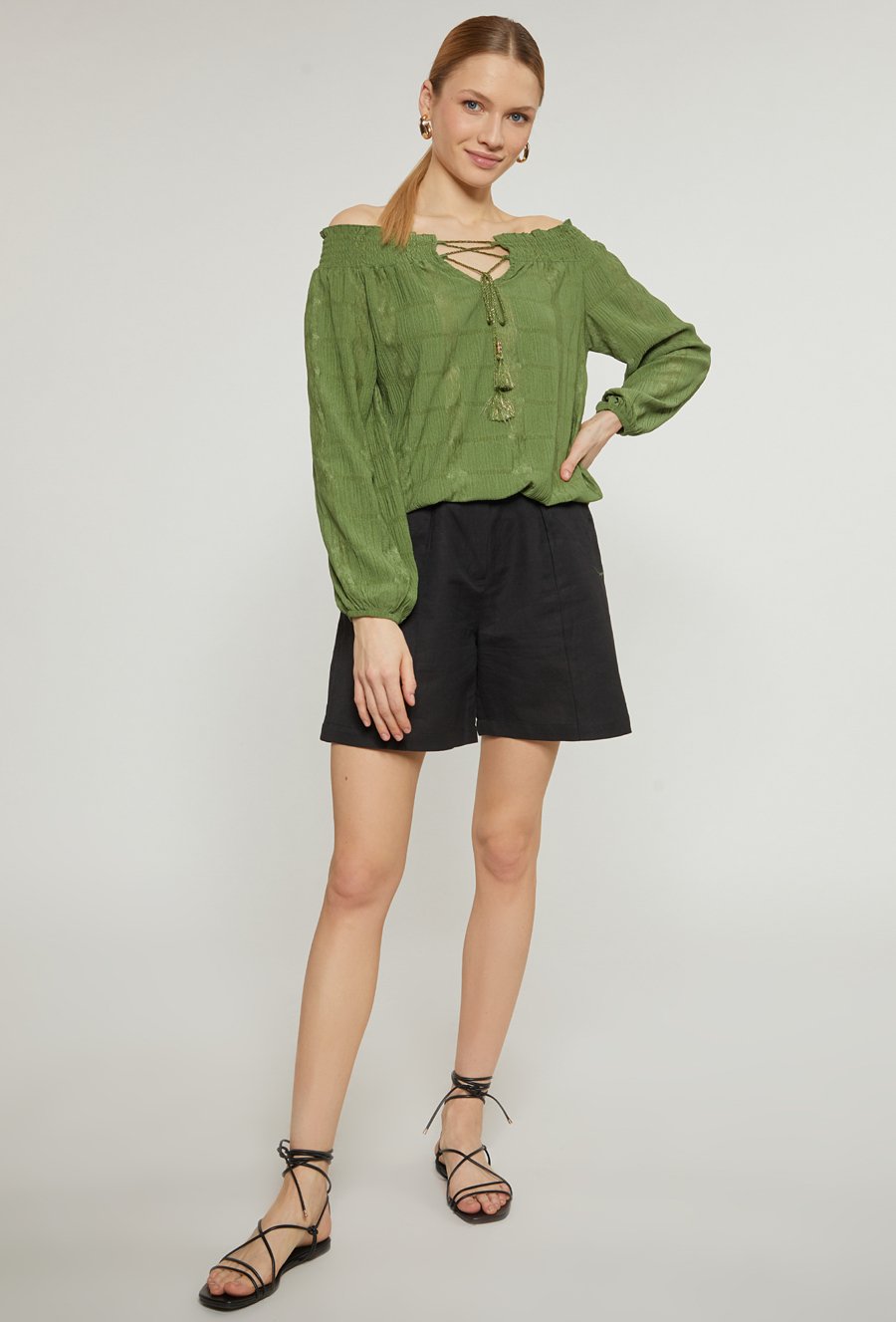 Koronkowa bluzka damska