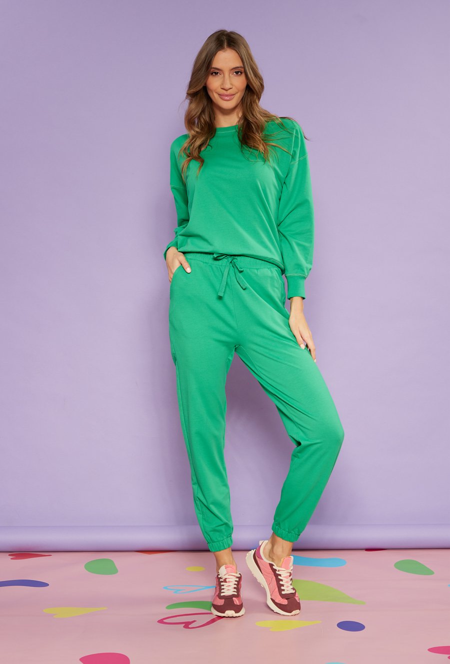 Bawełniane spodnie dresowe