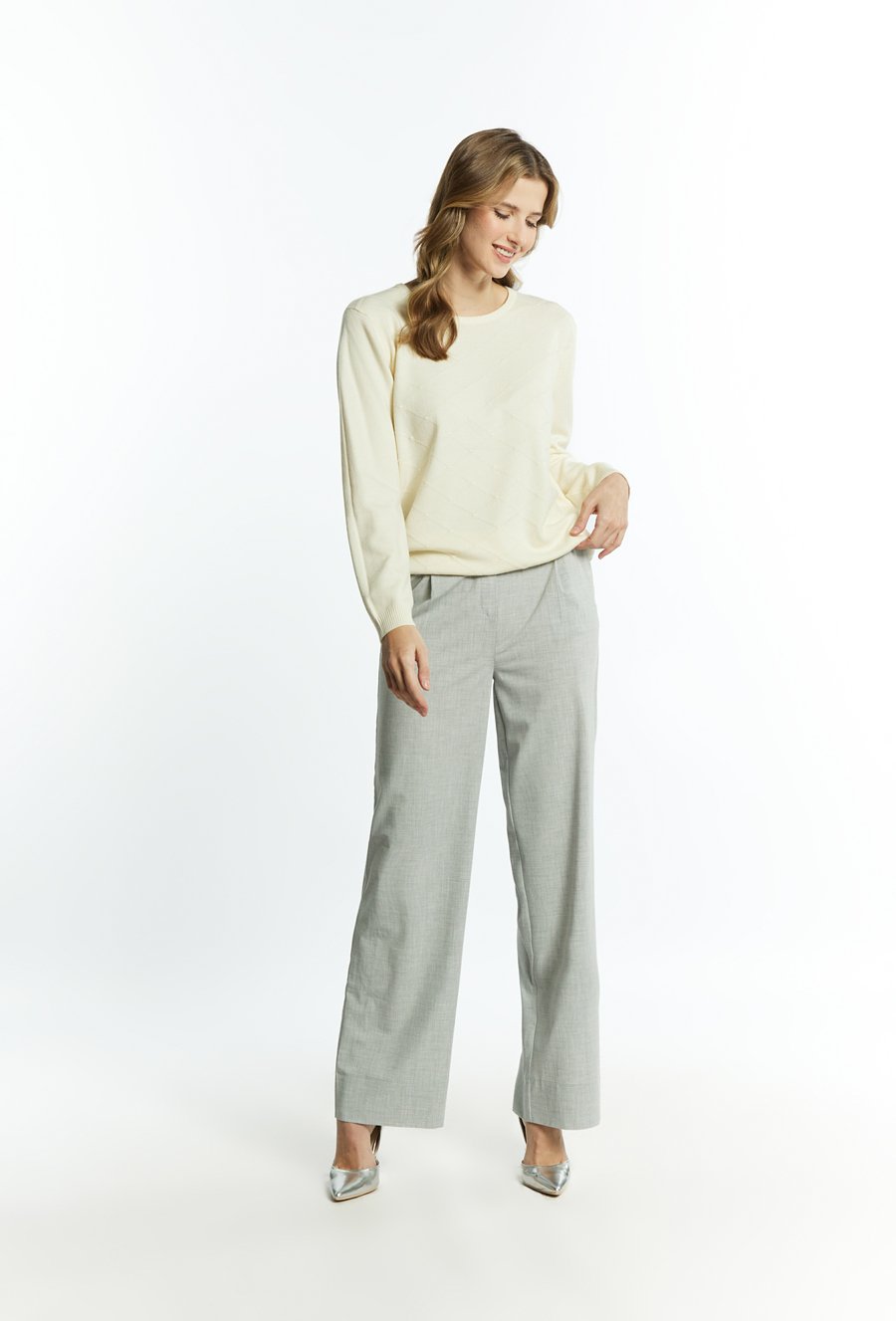 Wiskozowy sweter damski