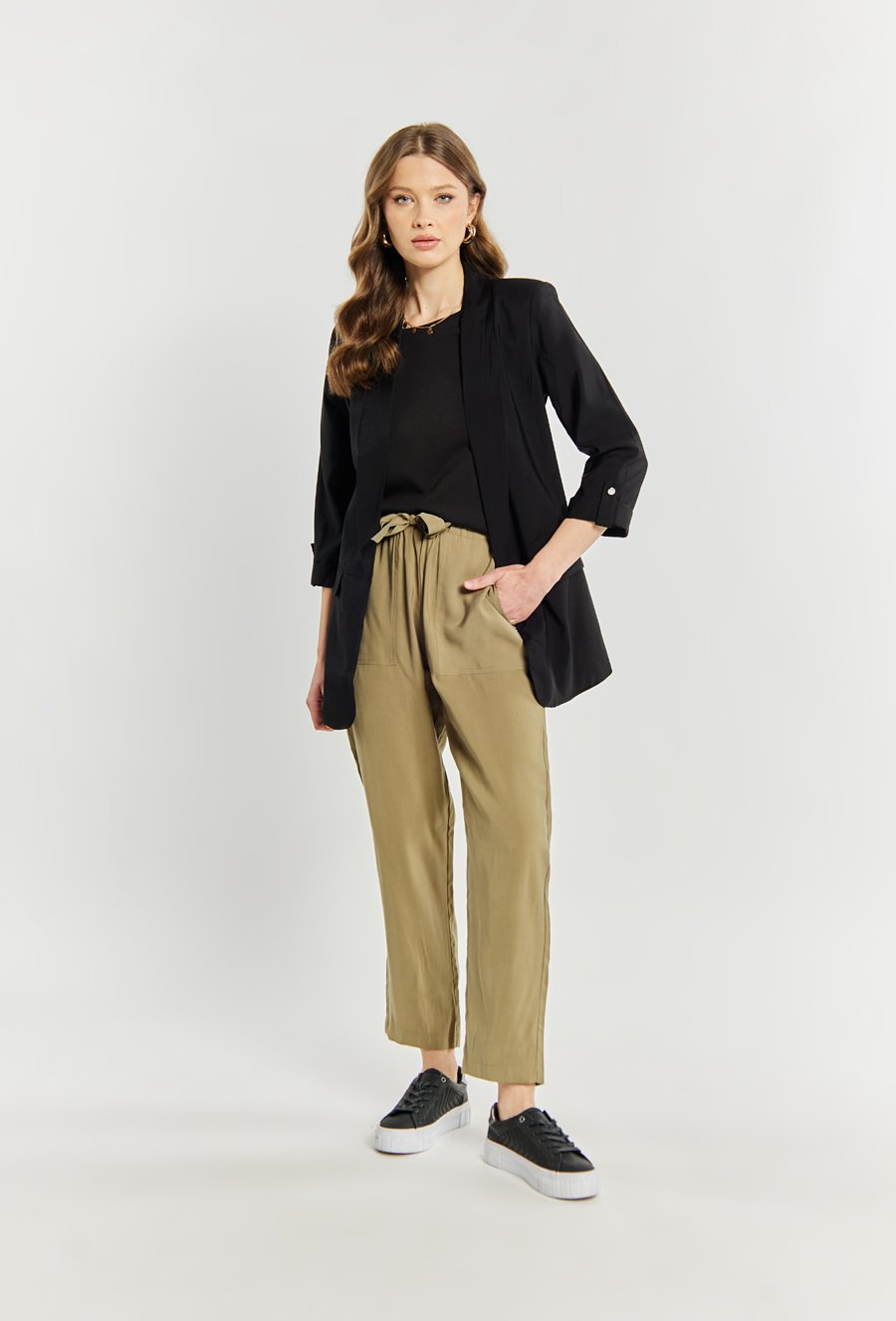 Wiskozowa marynarka damska