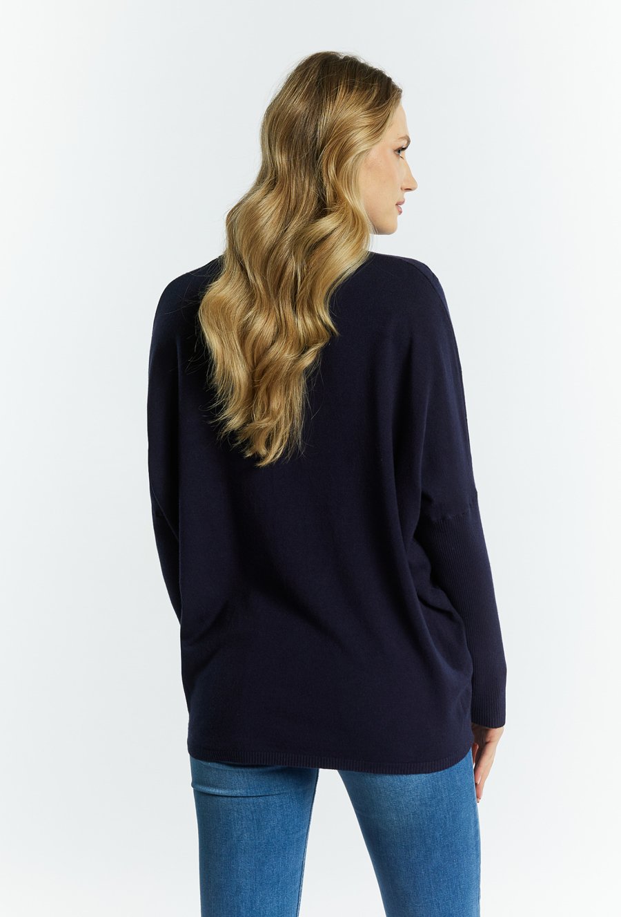 Sweter damski ze splotem