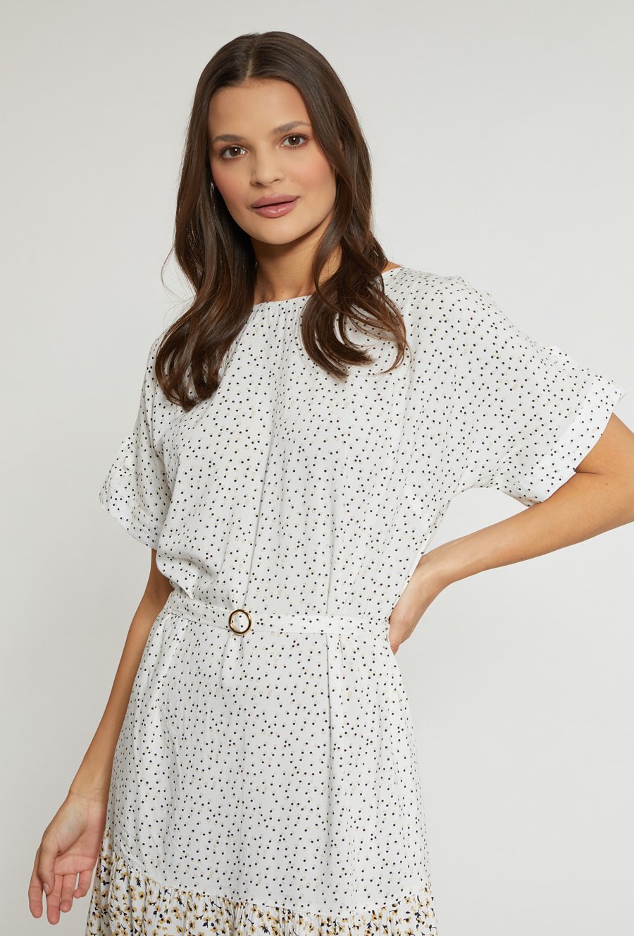 Wzorzysta sukienka maxi