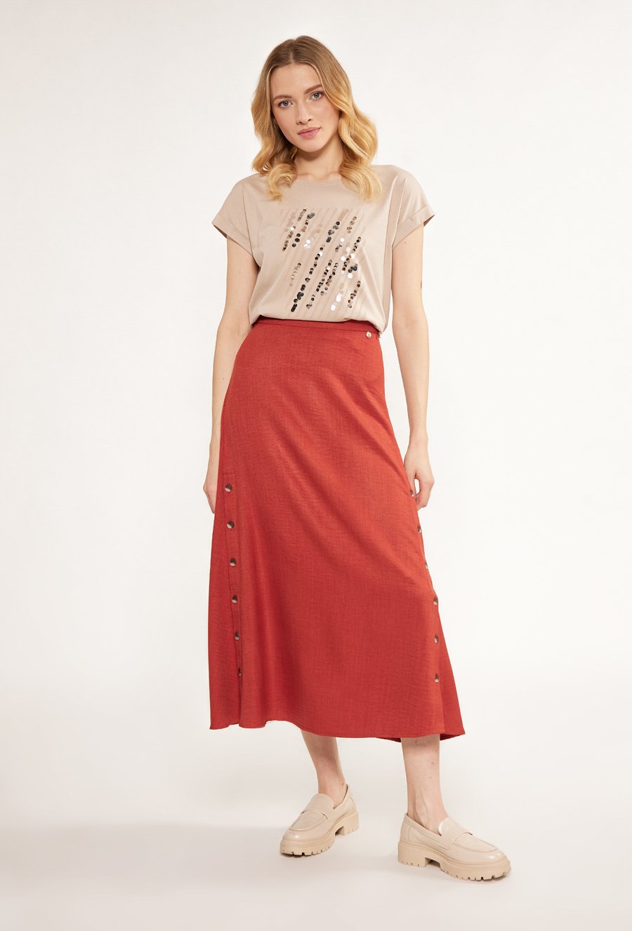 Sp&oacute;dnica damska midi