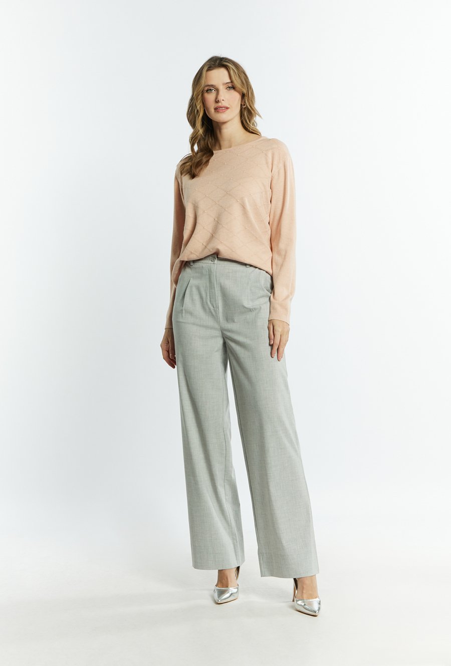 Wiskozowy sweter damski