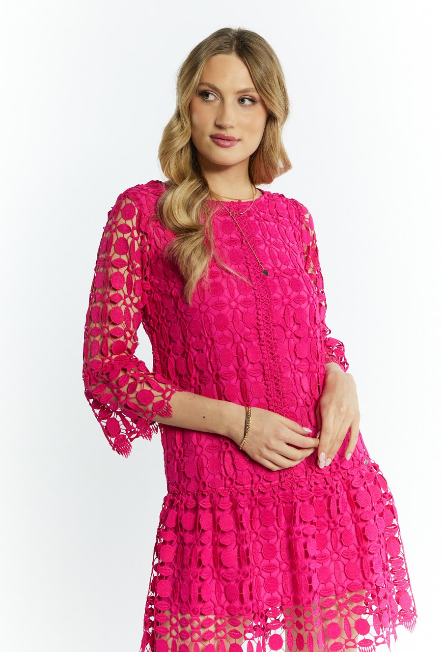 Koronkowa sukienka mini