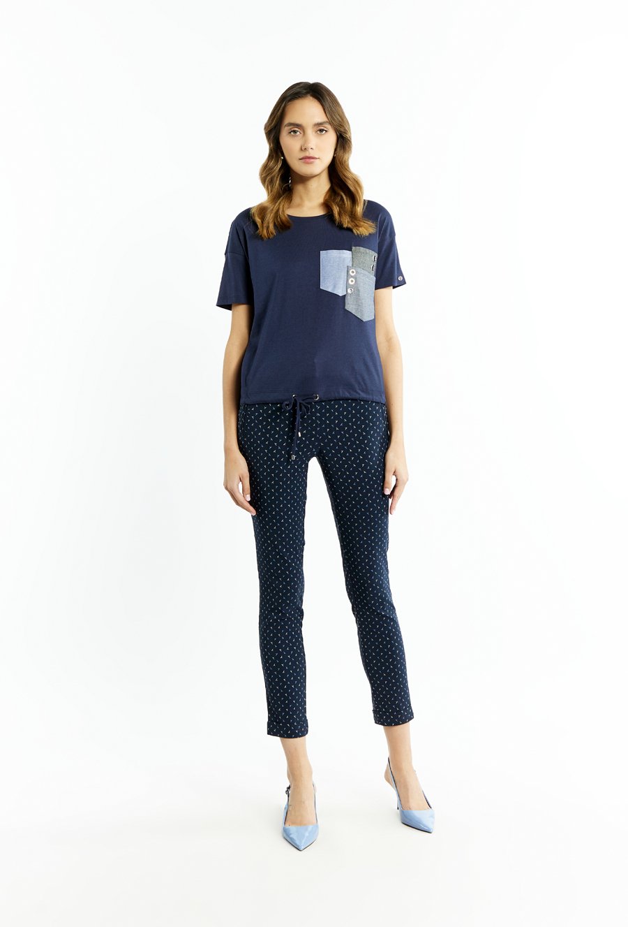 T-shirt damski z kr&oacute;tkim rękawem