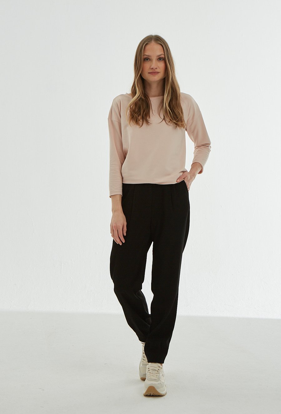 Bawełniana bluza typu basic