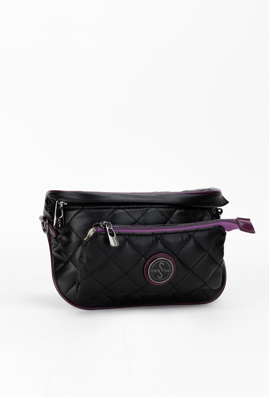 Pikowana torebka damska typu crossbody