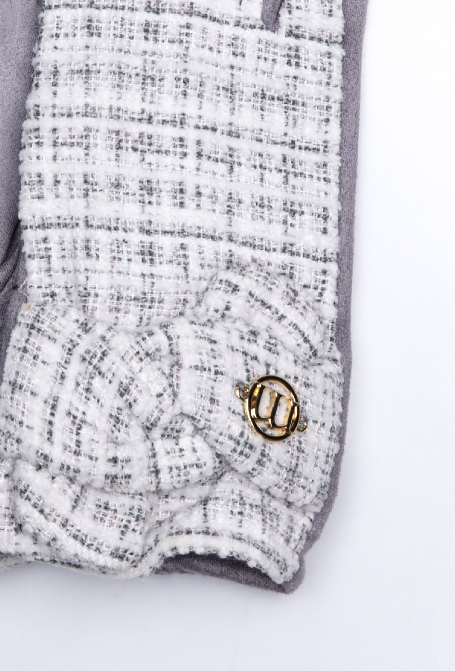 Tweedowe rękawiczki