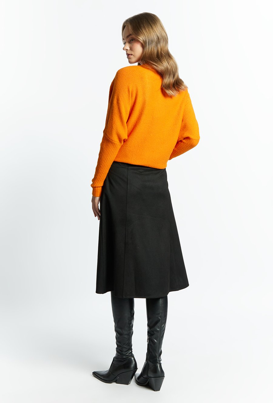 Dzianinowa sp&oacute;dnica damska