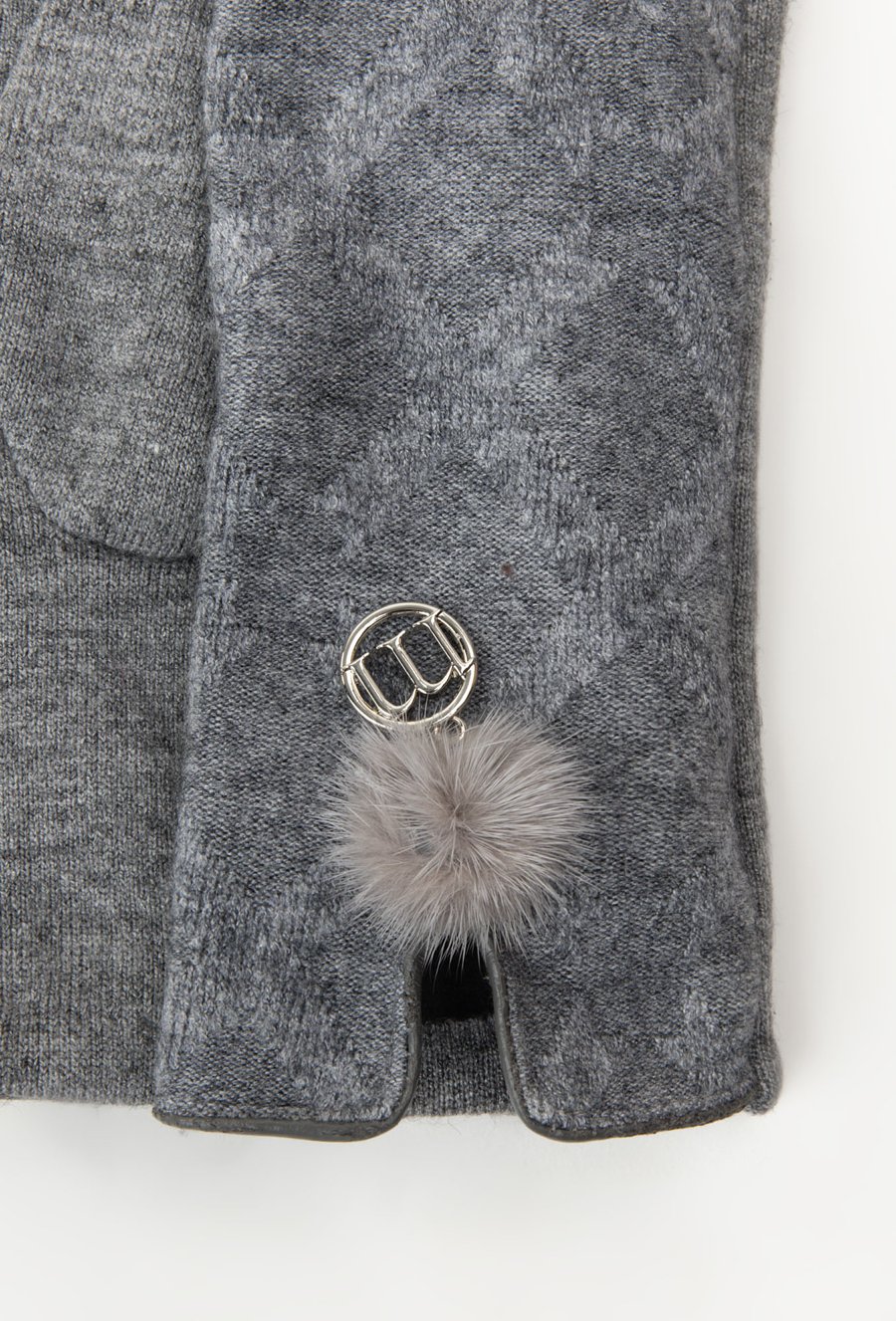 Rękawiczki z pomponem