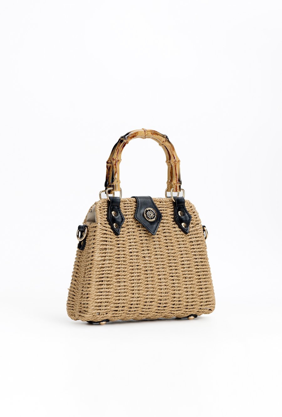 Pleciony kuferek damski