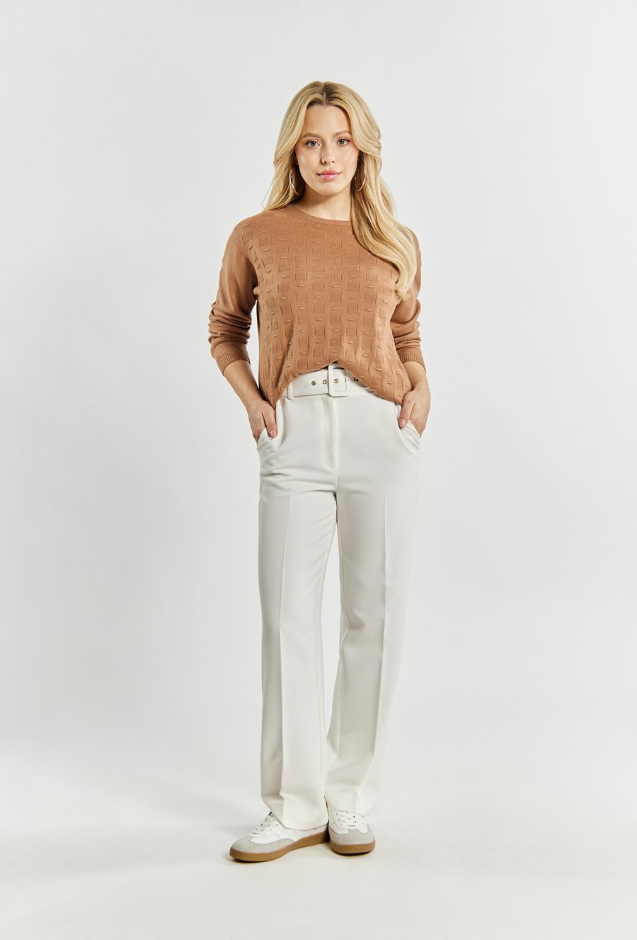 Wiskozowy sweter damski