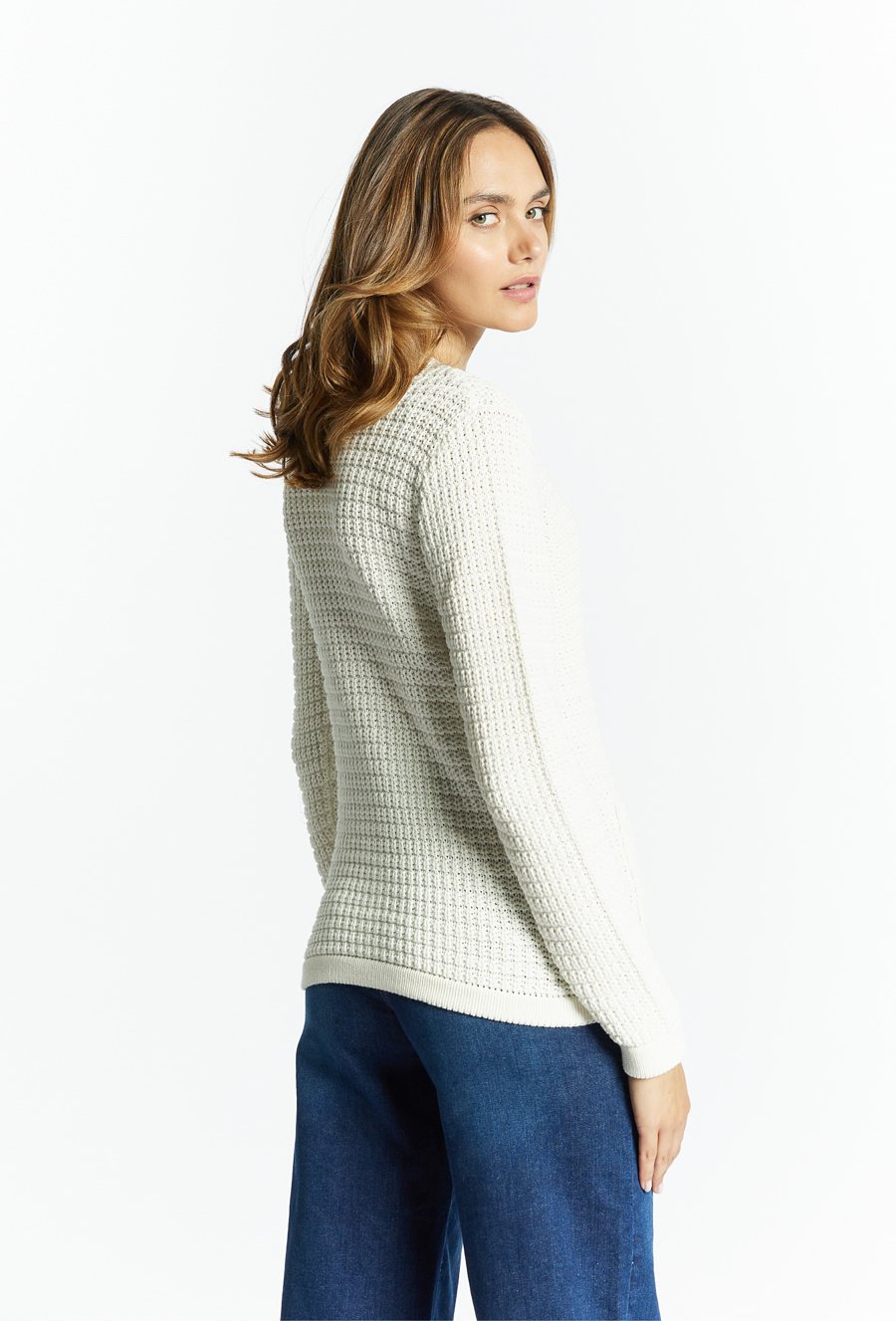 Bawełniany sweter damski