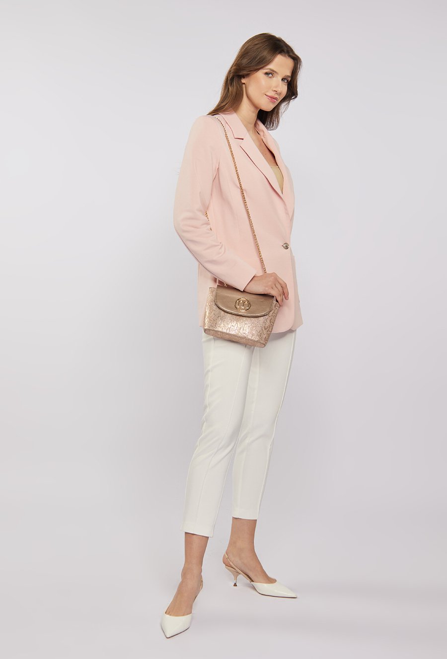 Wizytowa torba damska z zwierzęcym printem