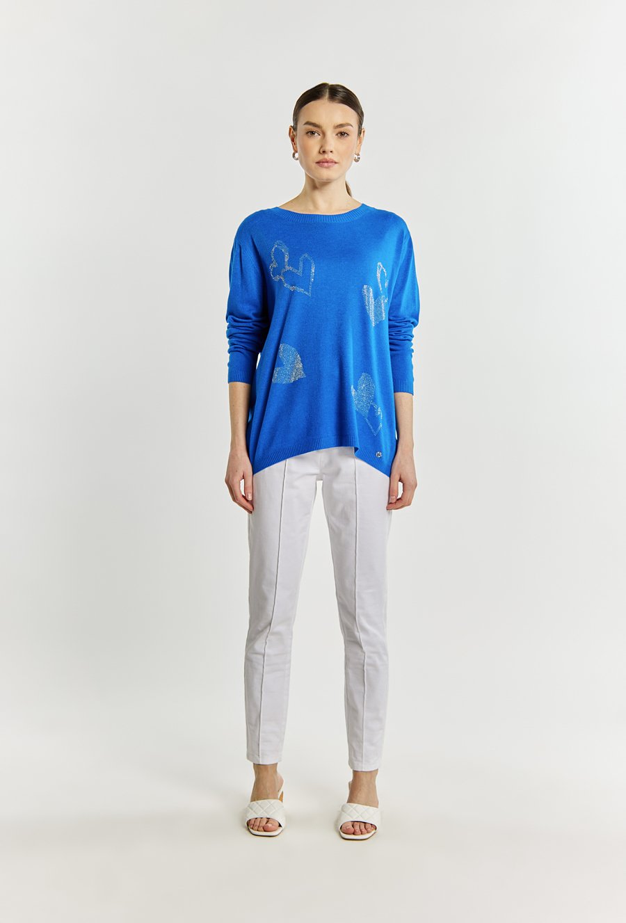 Sweter damski z dżetami