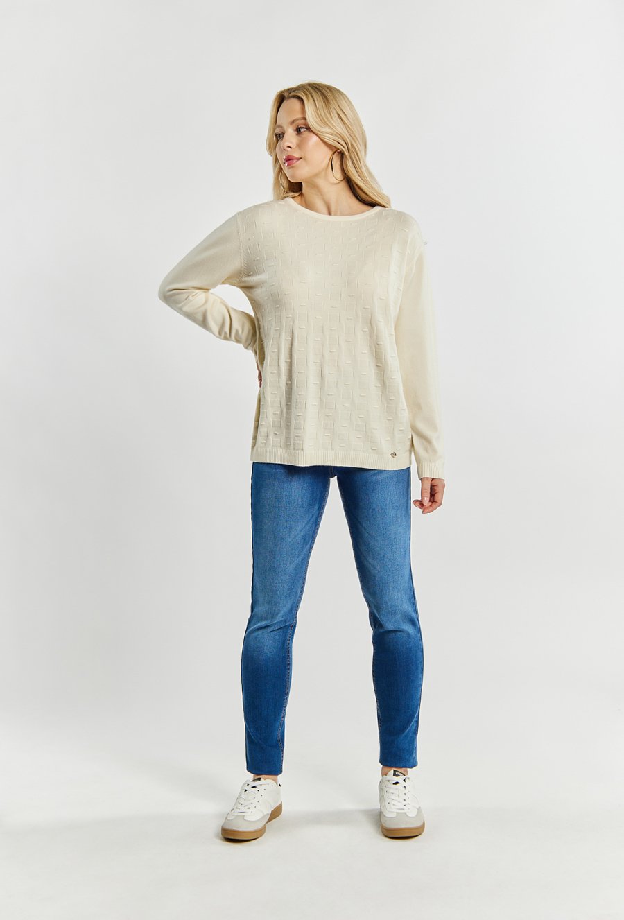 Wiskozowy sweter damski