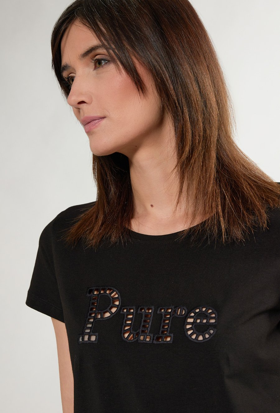 T-shirt damski z napisem