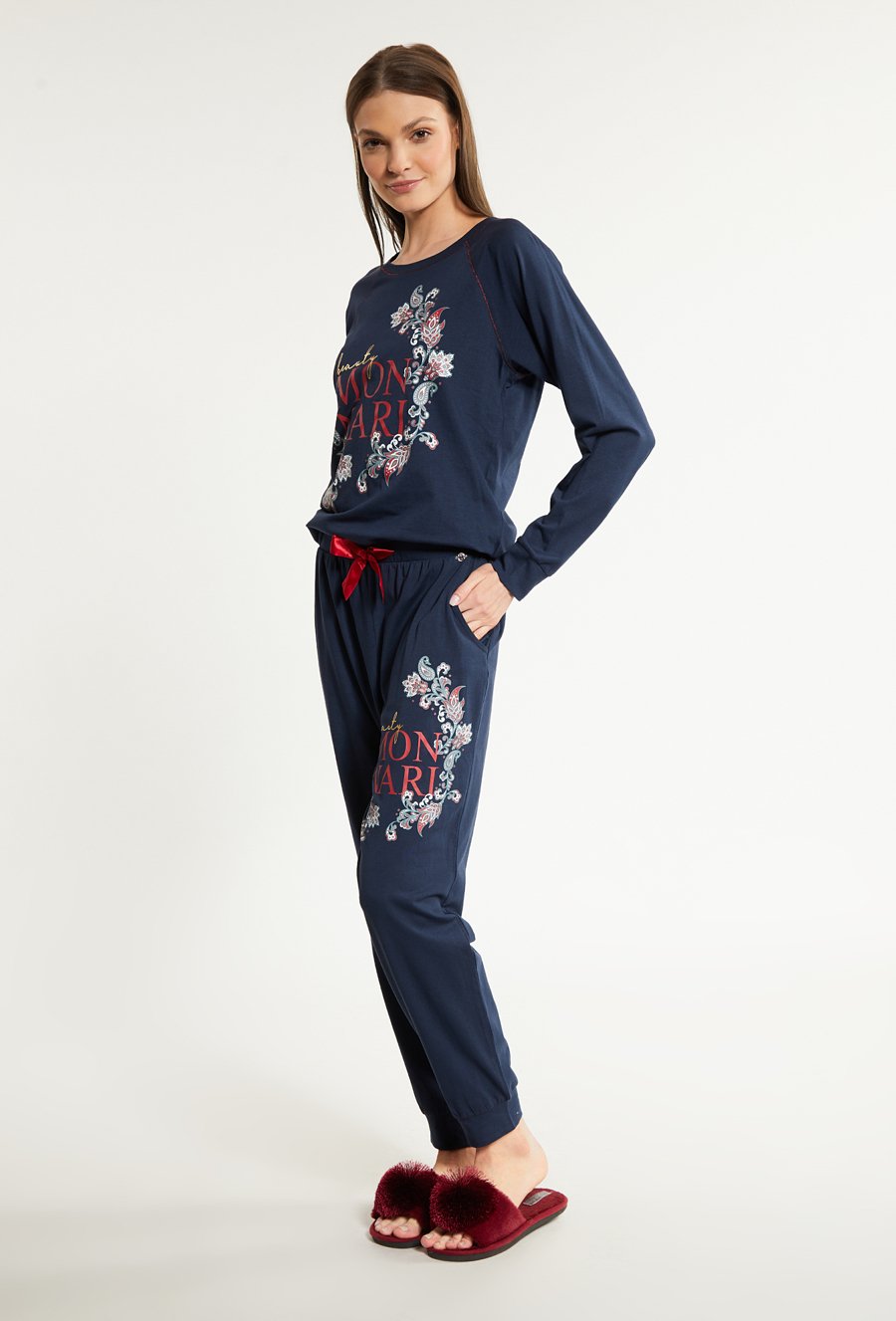 Spodnie od piżamy z kokardką