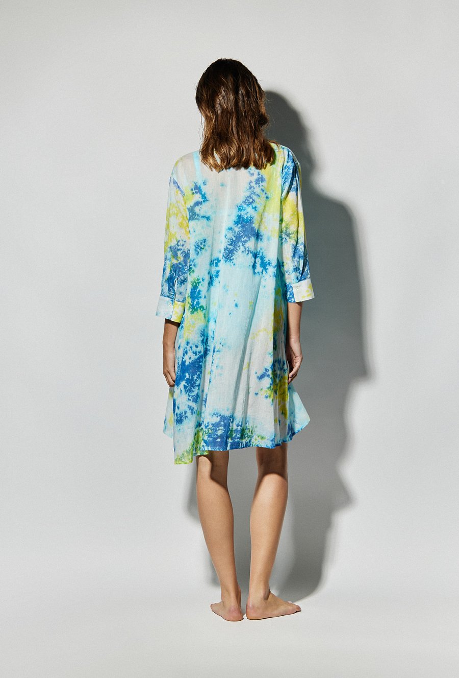 Wzorzysta narzutka damska