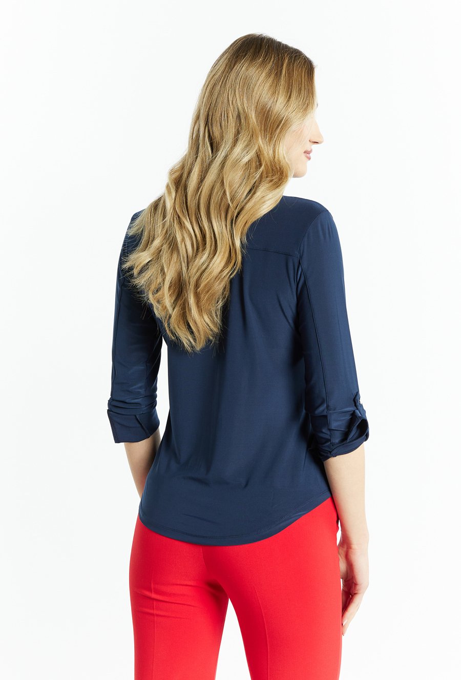 Koszula damska z ozdobnymi guzikami