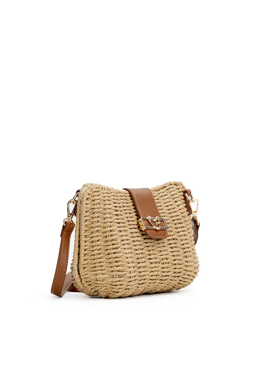 Pleciony kuferek damski