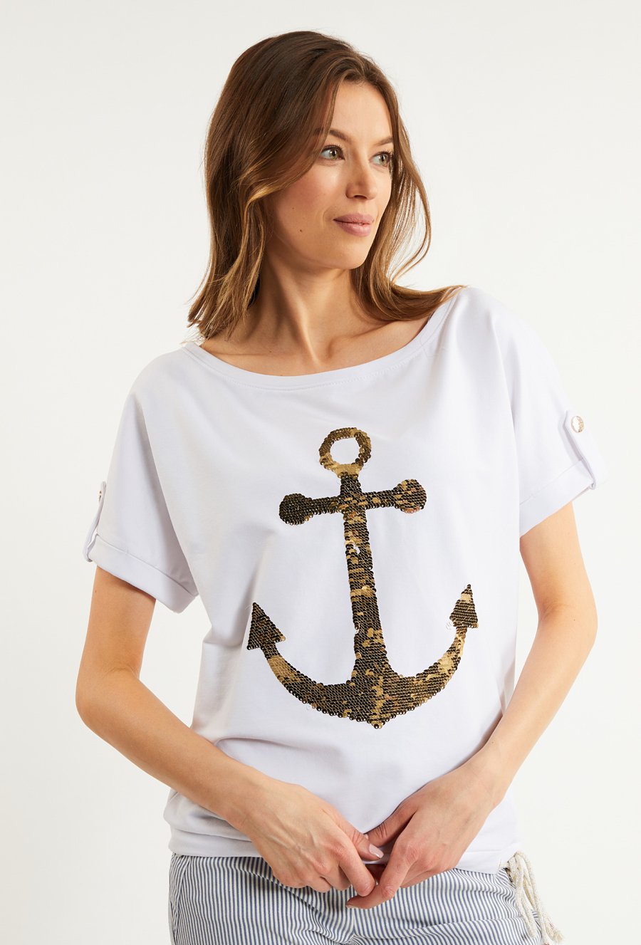 Bluza z dżetowym wzorem