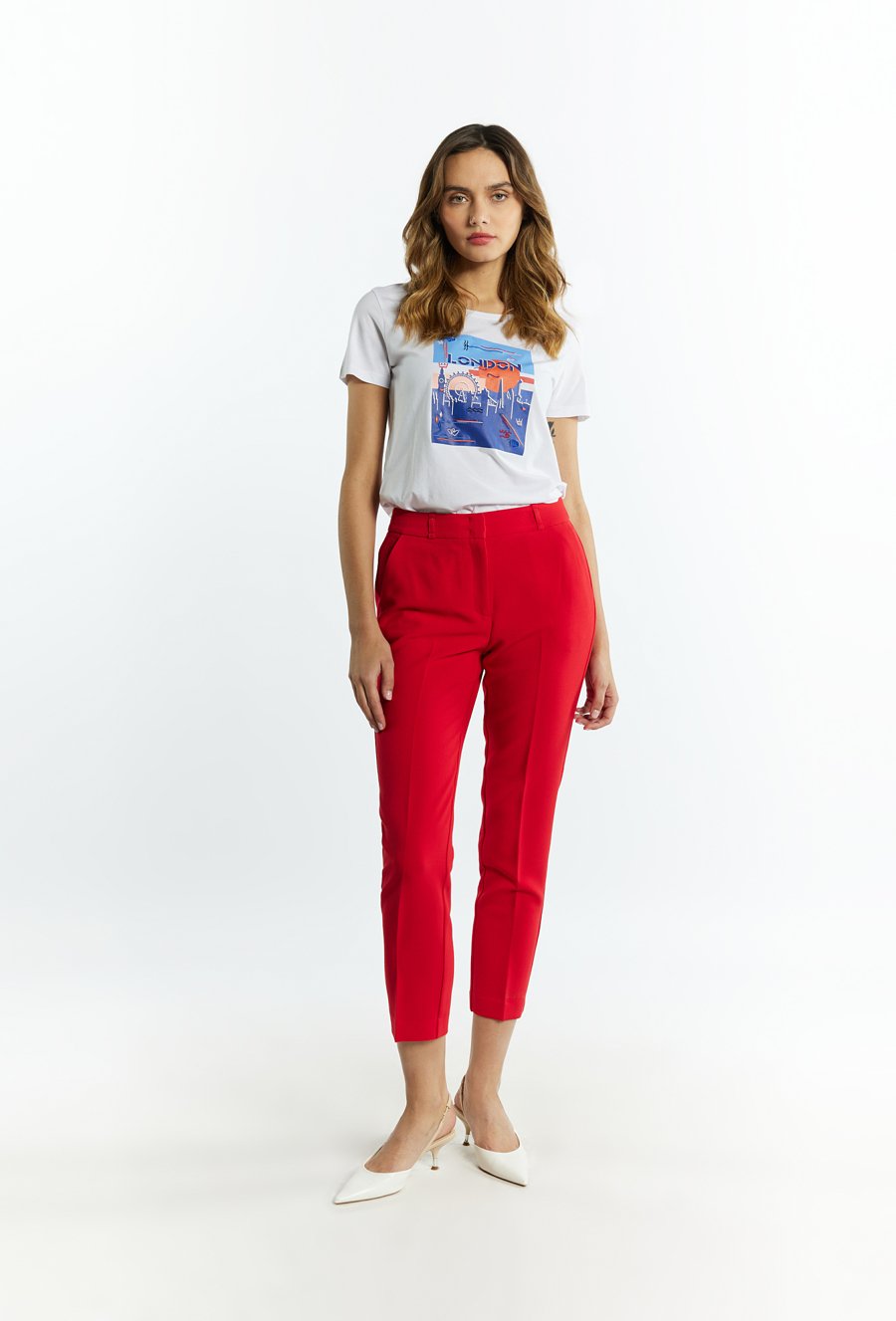 T-shirt damski z nadrukiem