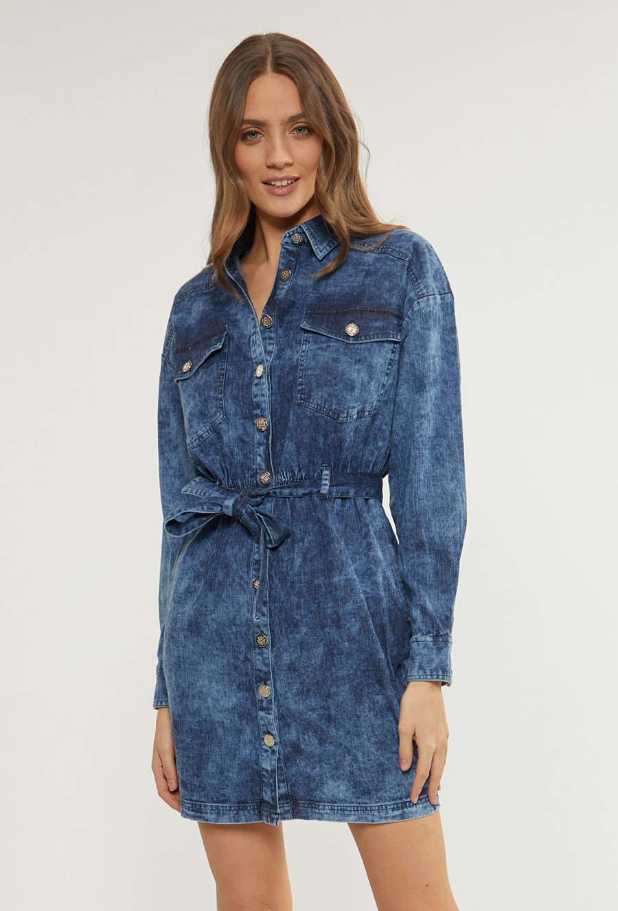 Jeansowa sukienka damska
