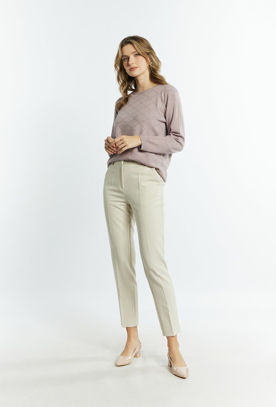 Wiskozowy sweter damski