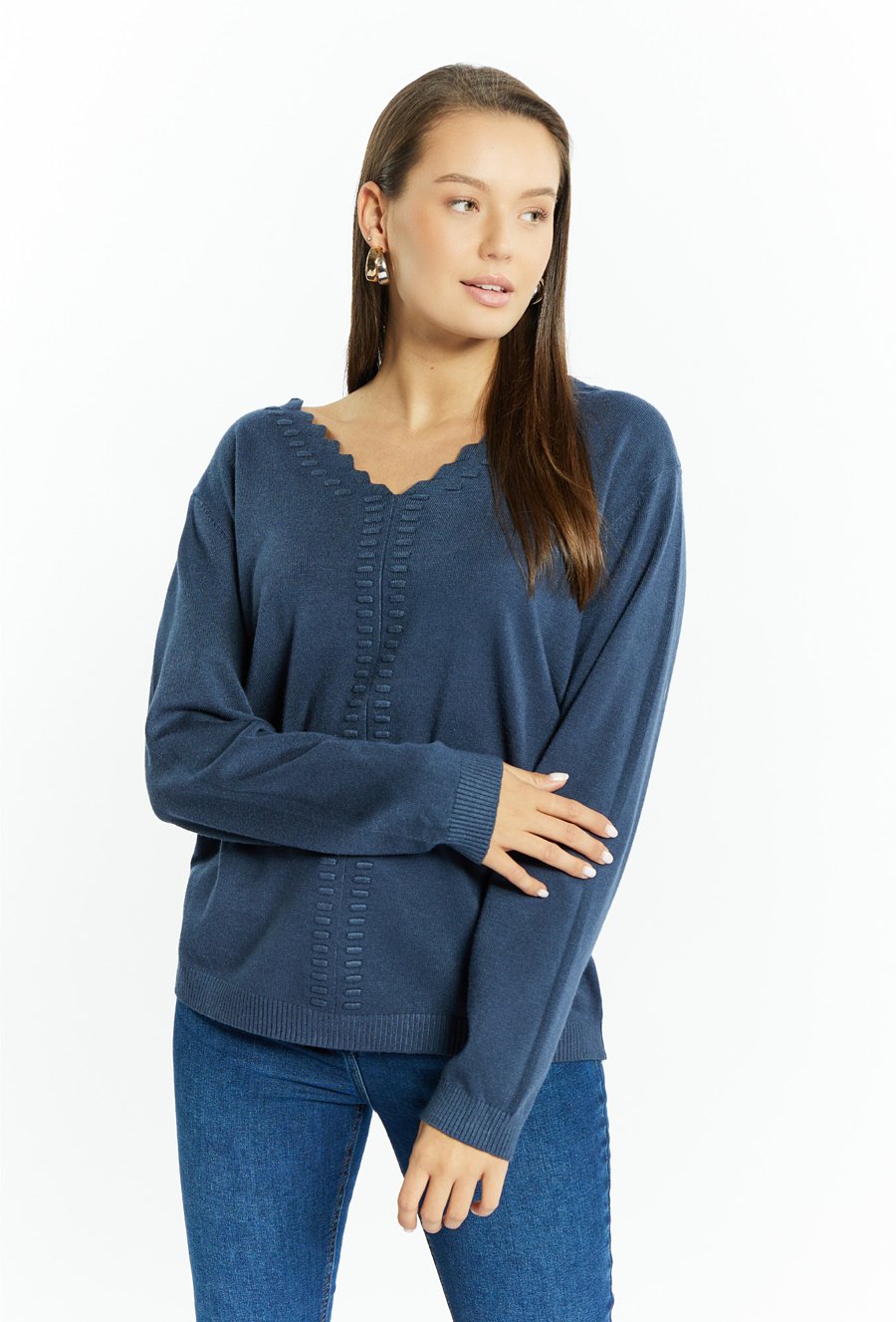 Sweter damski z wiskozy