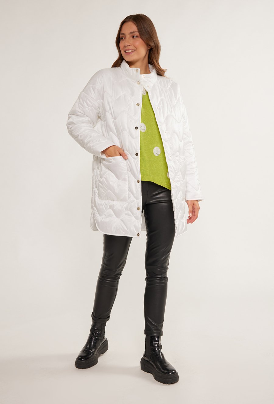 Przejściowa kurtka z pikowaniem