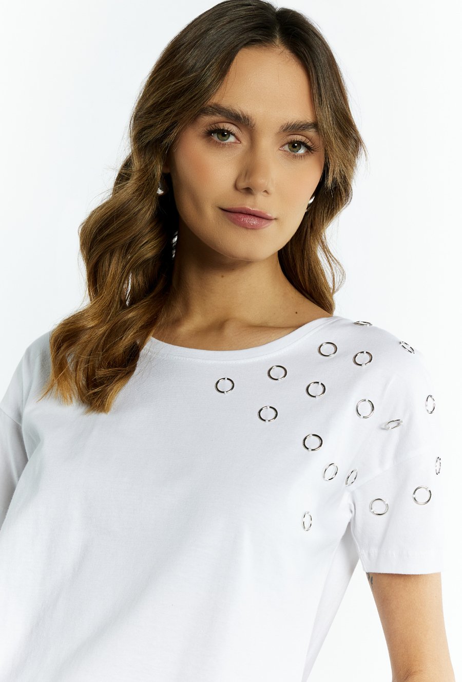 Bawełniany T-shirt damski