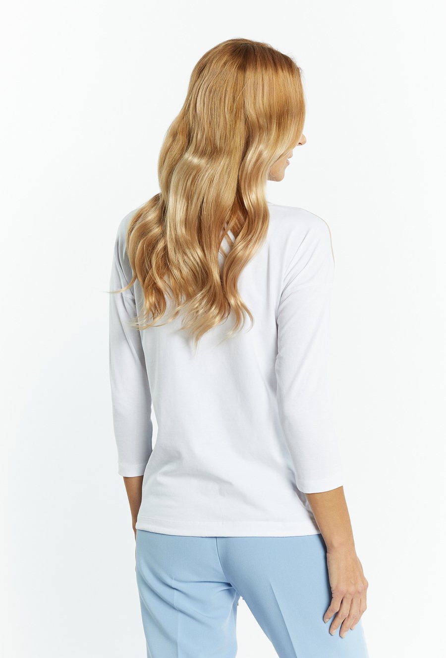 T-shirt damski z aplikacją