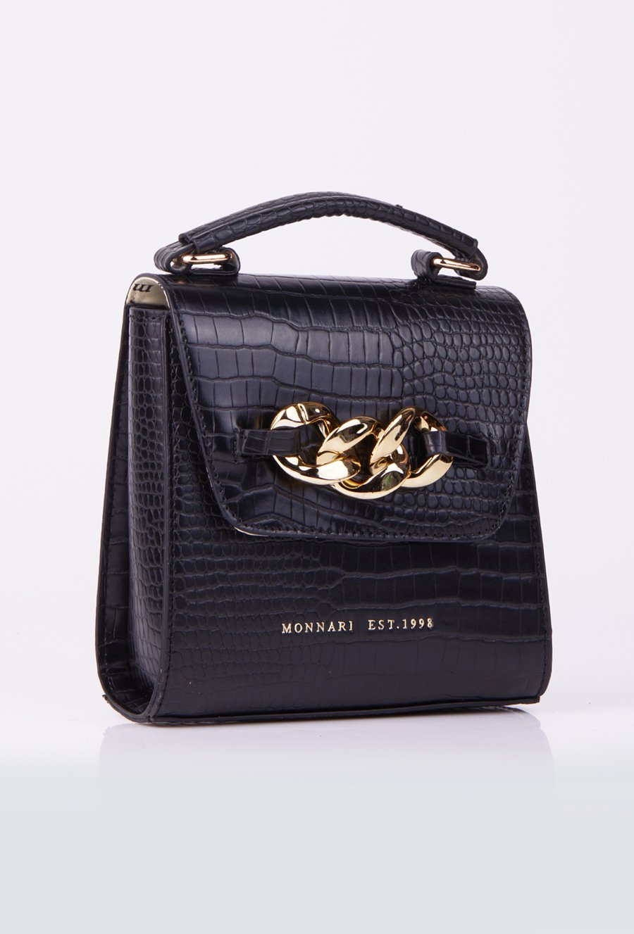 Mała torebka damska z łańcuchem