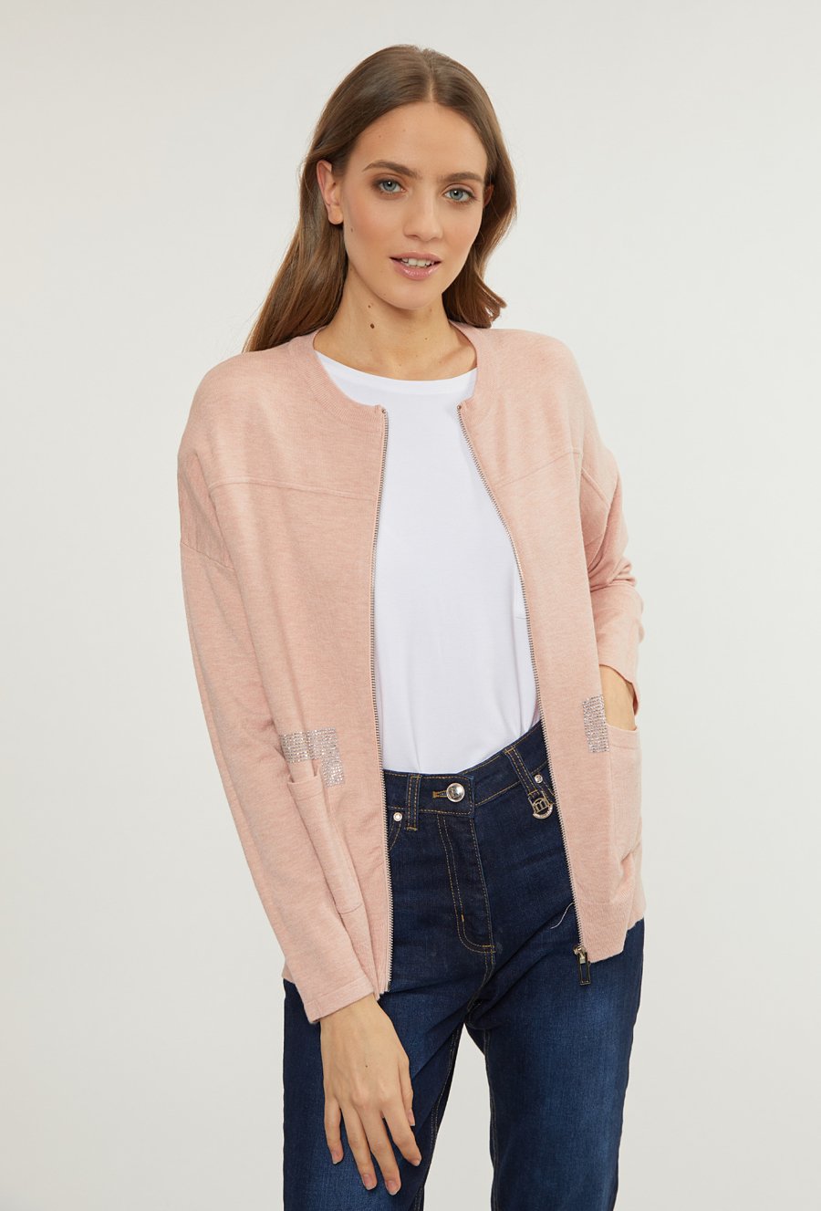 Sweter damski z aplikacją