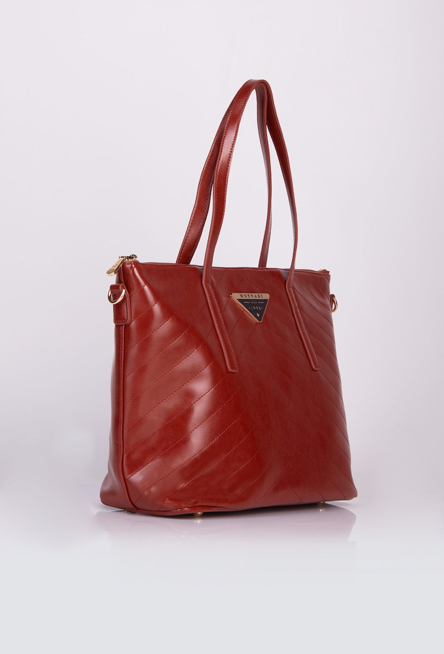 Elegancki shopper z wzorem w jodełkę