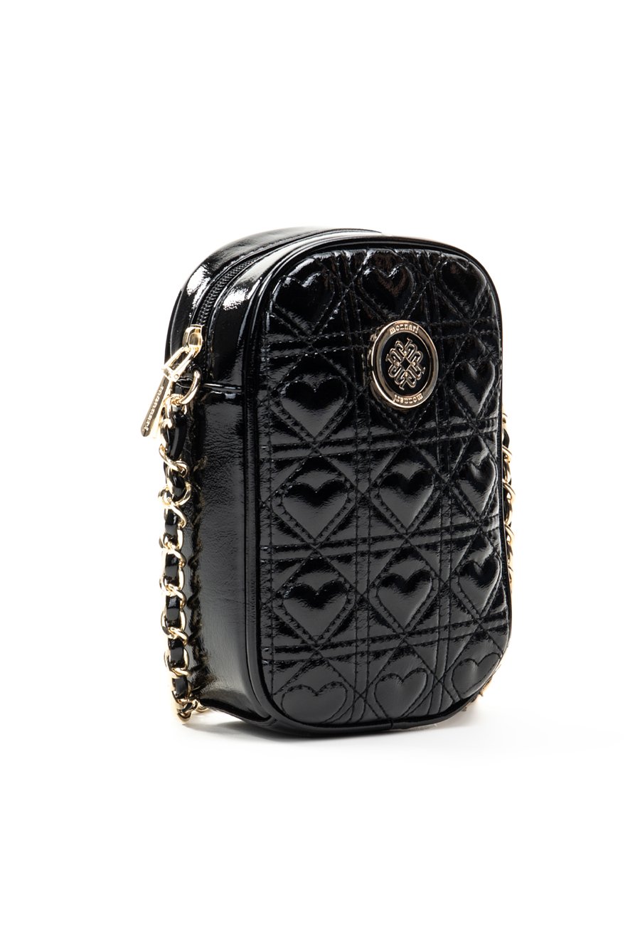 Pikowana torba na telefon w serca