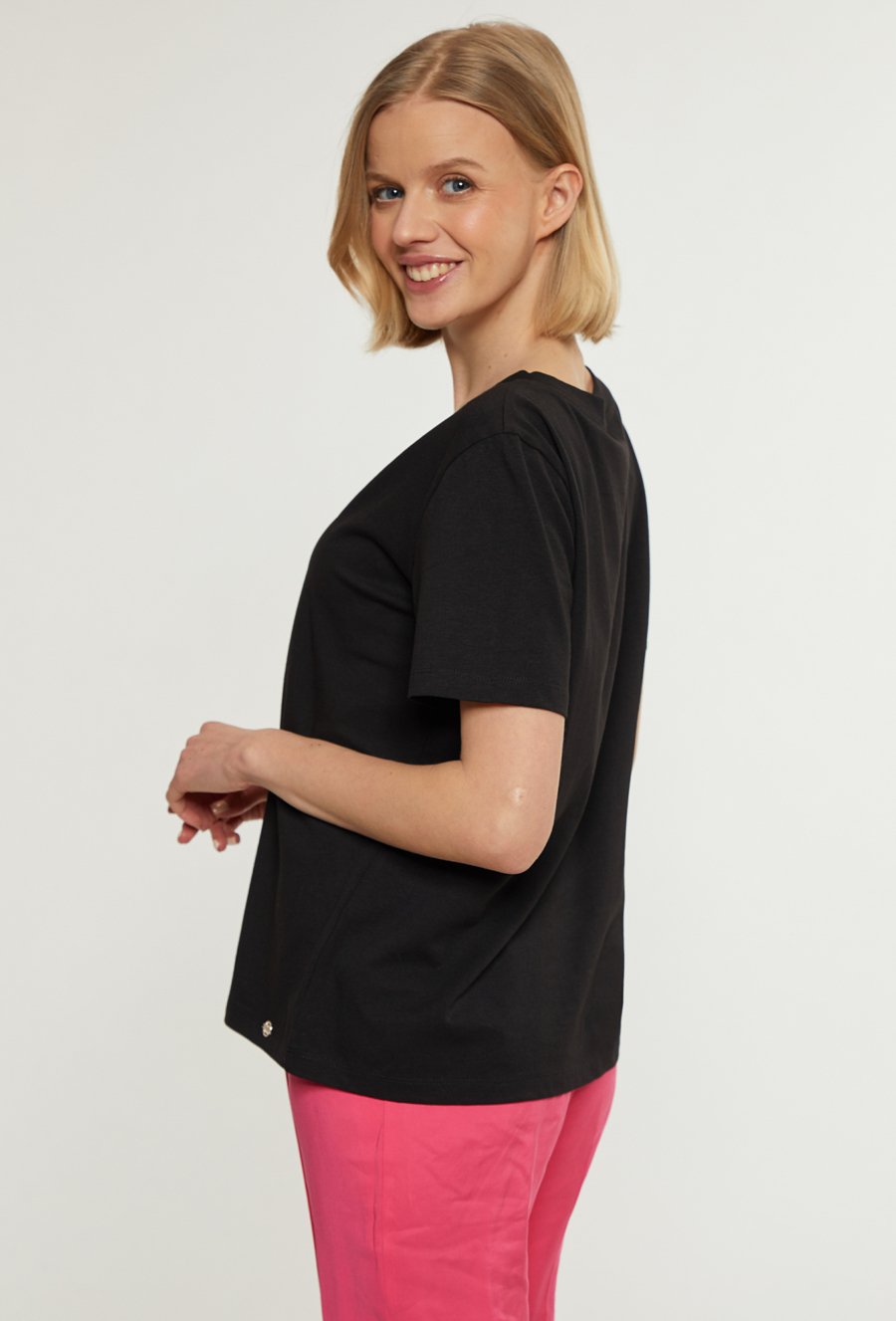 Bawełniany t-shirt z nadrukiem