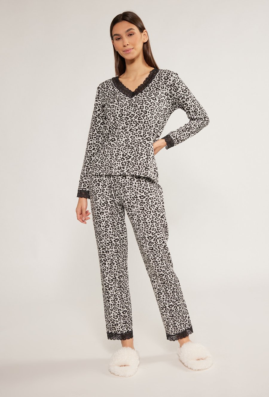 Wzorzysta g&oacute;ra od piżamy