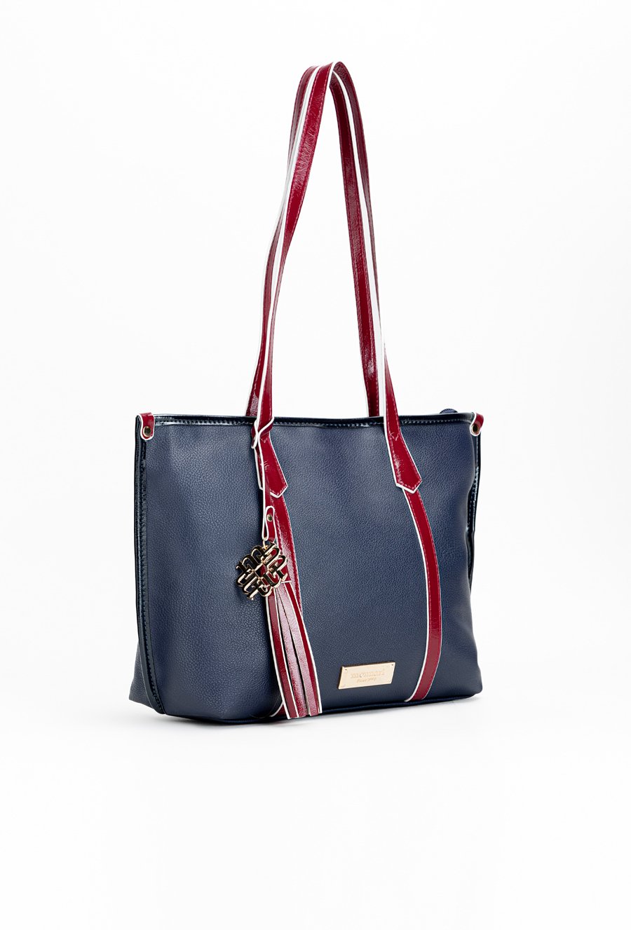 Torba damska z biżuteryjną zawieszką