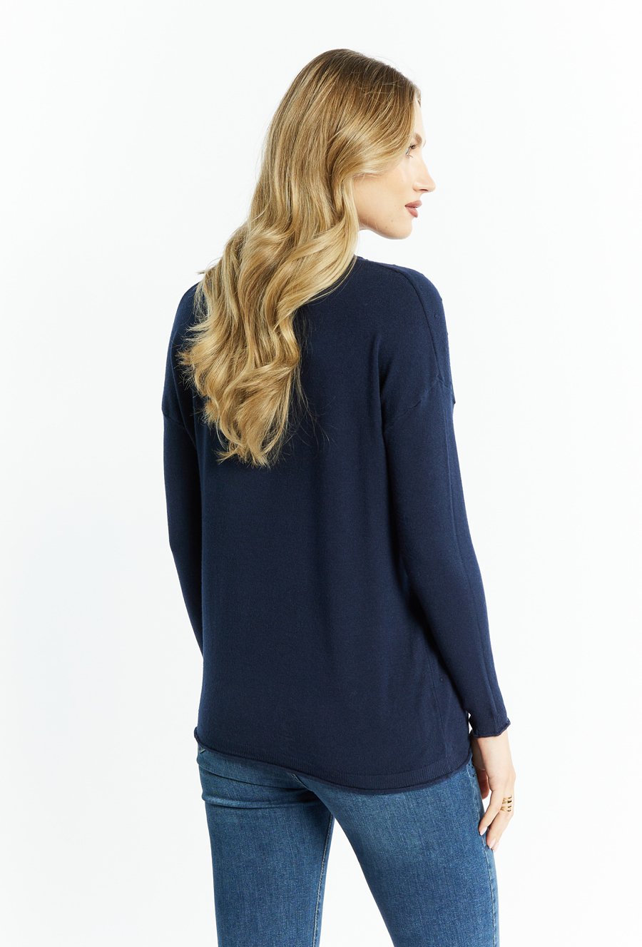 Wiskozowy sweter damski