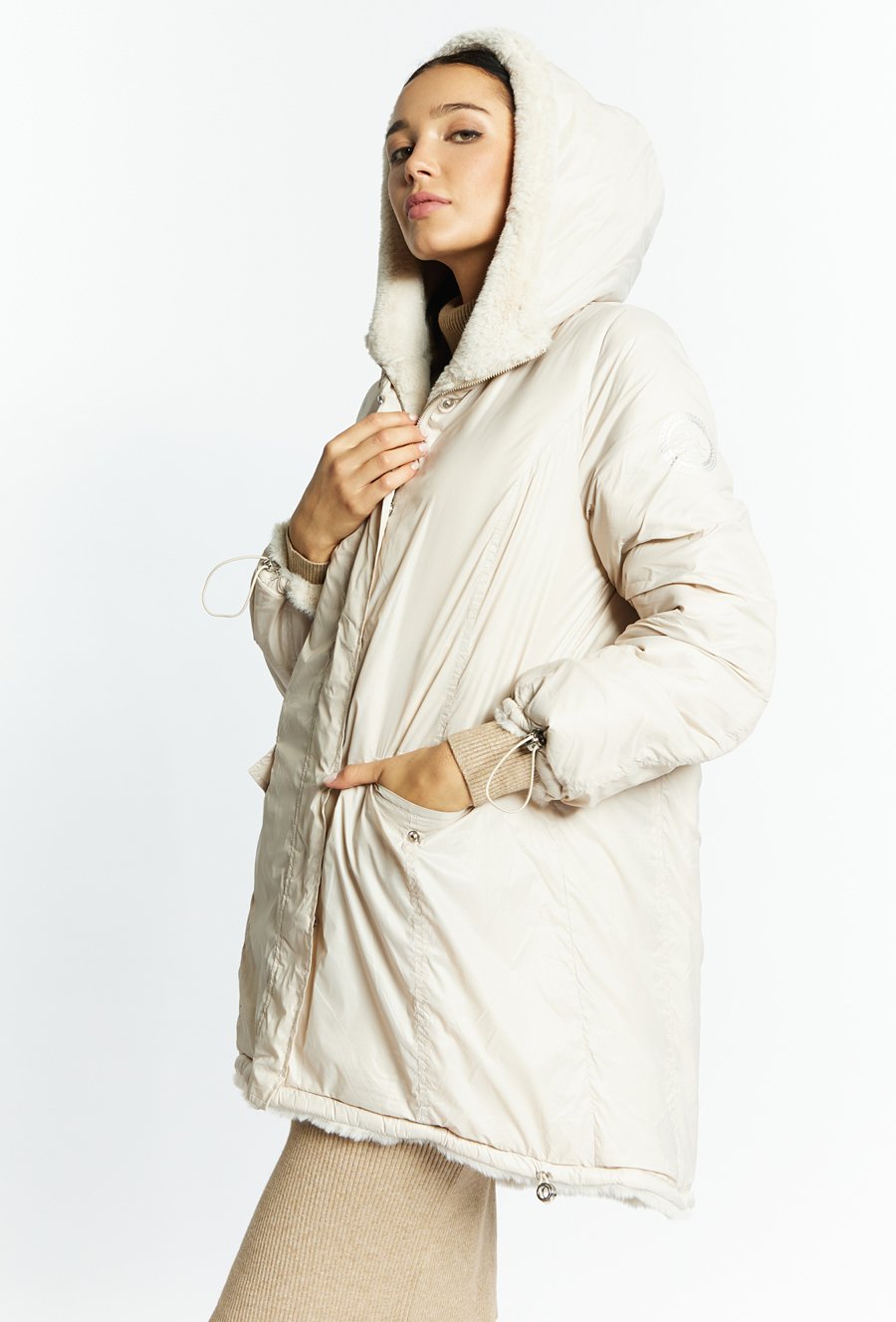 Dwustronna kurtka damska