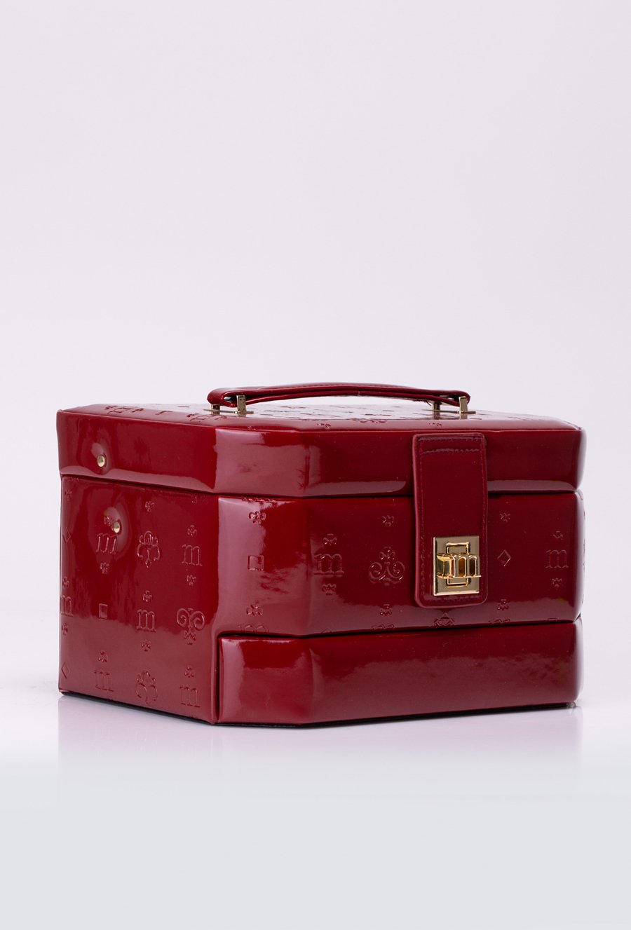 Duży elegancki kuferek na biżuterię