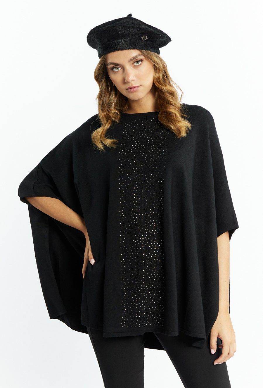 Sweter damski z dżetami