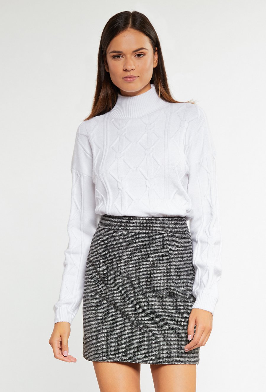 Melanżowa mini sp&oacute;dnica