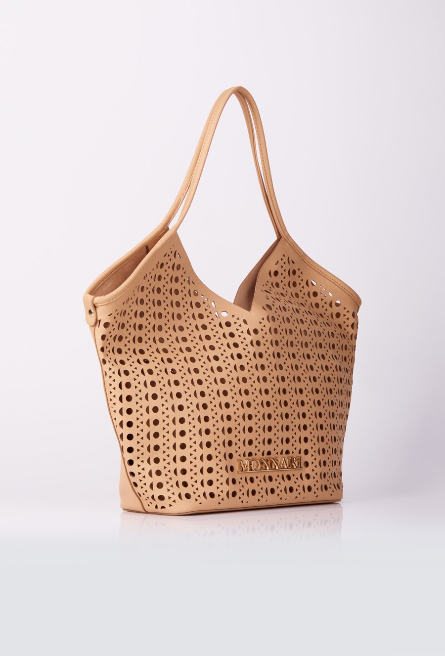 Torebka damska z ażurowym przodem