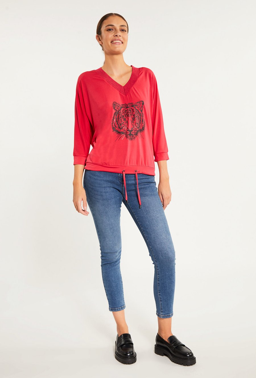 Bluzka damska z wzorem