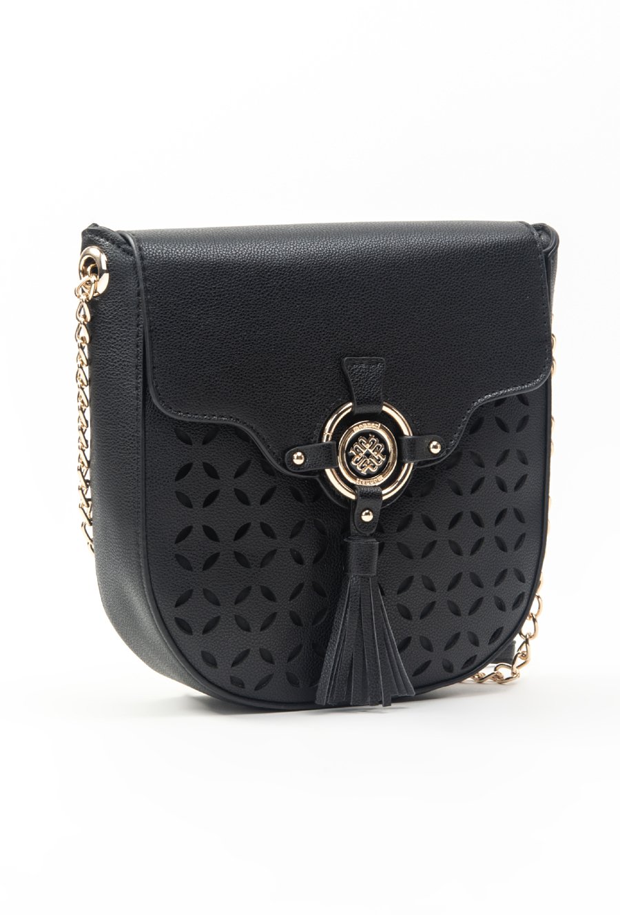 Torba crossbody z ażurowym frontem